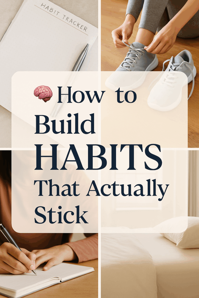 🧠 How to Build Habits That Actually Stick